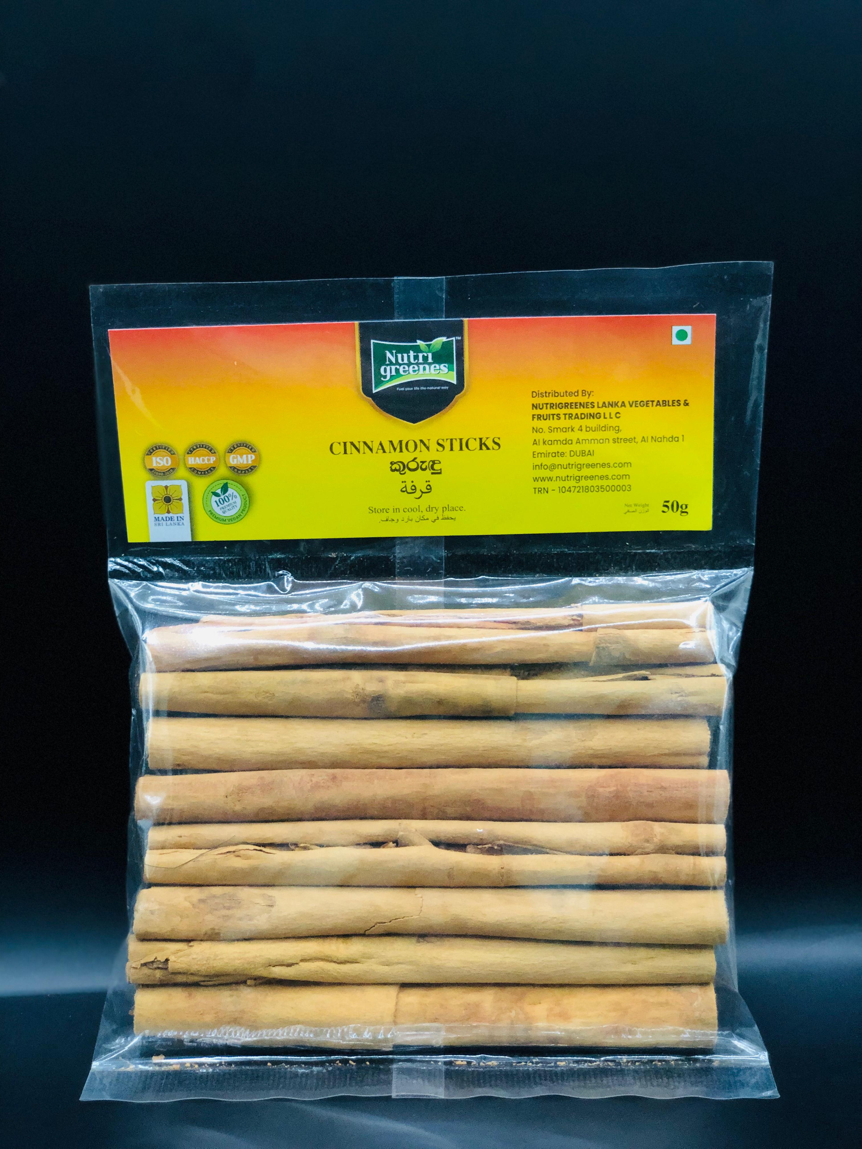 Nutri Greenes Cinnamon Sticks-50g